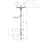 Парковый фонарь «Ривьера-4» (2.Т05.2.11.V01-01/5)
